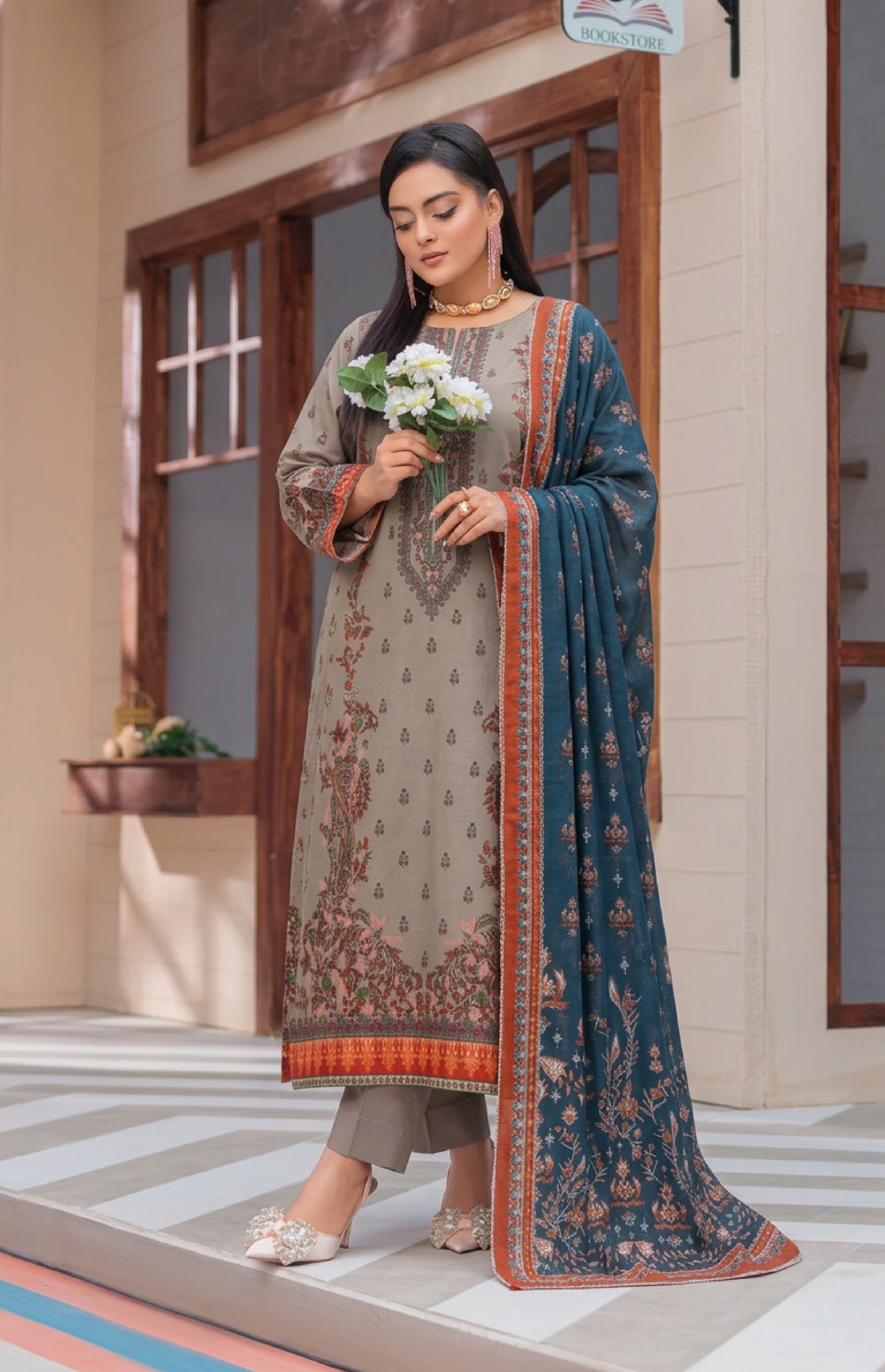 Ivorine Digital Printed Lawn Unstitched 3 Piece Suit