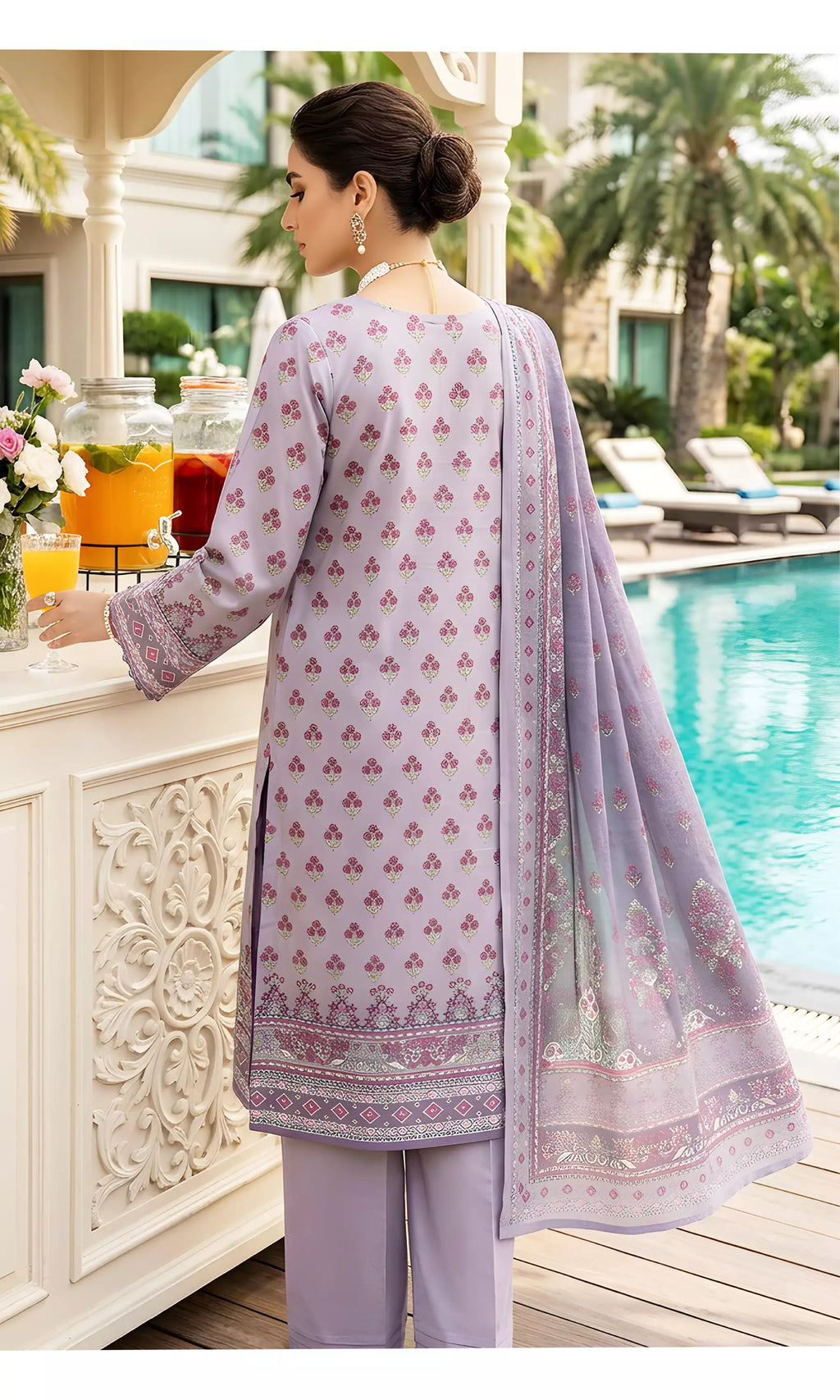 Vesper Digital Printed Lawn Unstitched 3 Piece Suit