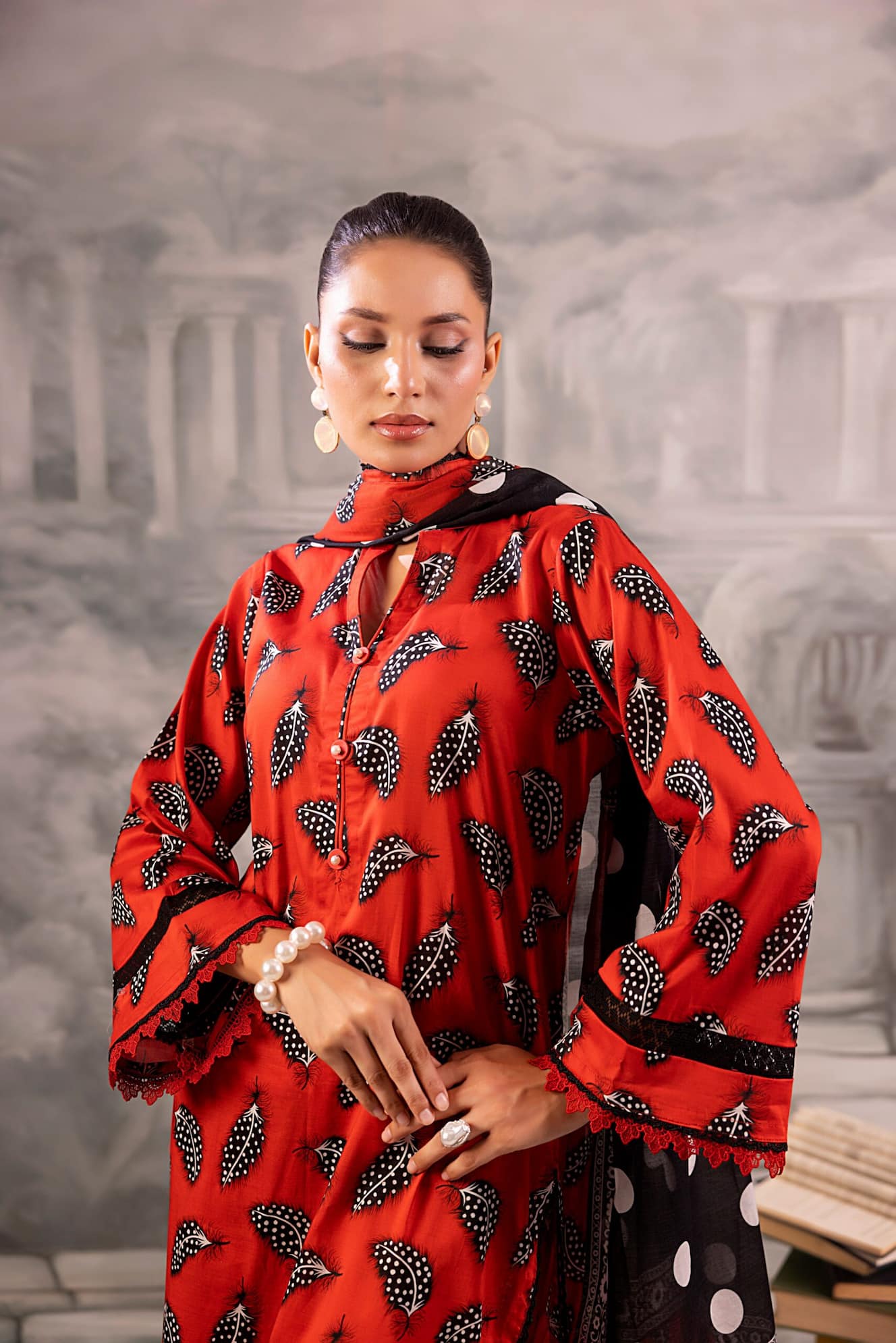 Chandni Digital Printed Lawn Unstitched 3 Piece Suit