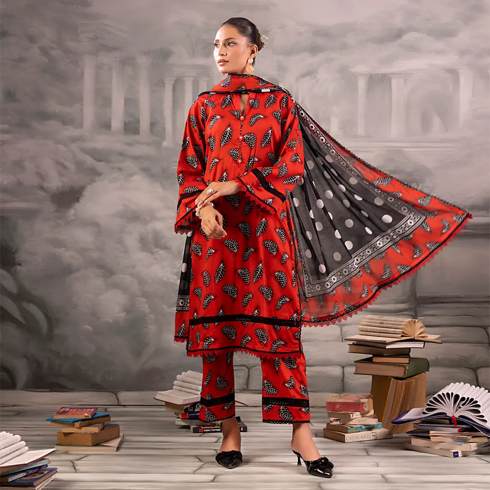 Anouk Digital Printed Lawn Unstitched 3 Piece Suit