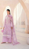 Zaria Embroidered Lawn Unstitched 3 Piece Suit — Classic Edit