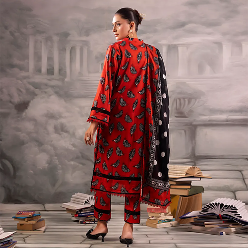 Chandni Digital Printed Lawn Unstitched 3 Piece Suit