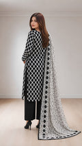 Farah Digital Printed Lawn Unstitched 3 Piece Suit