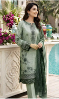 Fiza Digital Printed Lawn Unstitched 3 Piece Suit