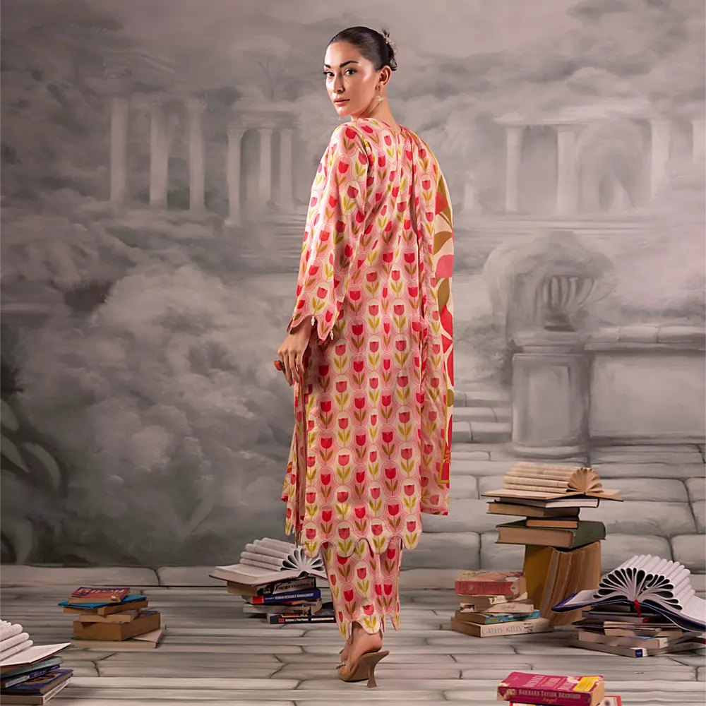 Braira Digital Printed Lawn Unstitched 3 Piece Suit