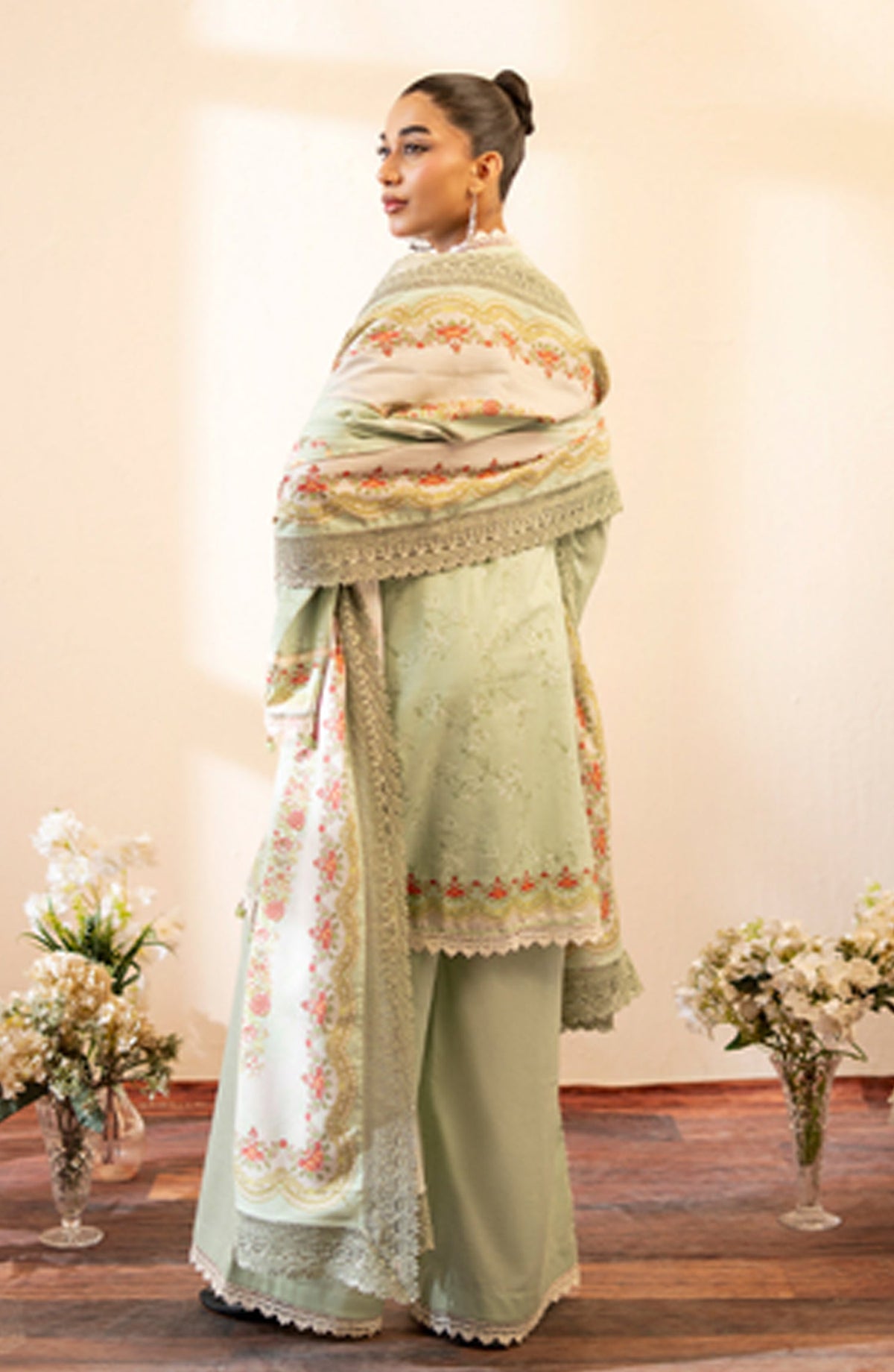 Aveline Digital Printed Khaddar Unstitched 3 Piece Suit