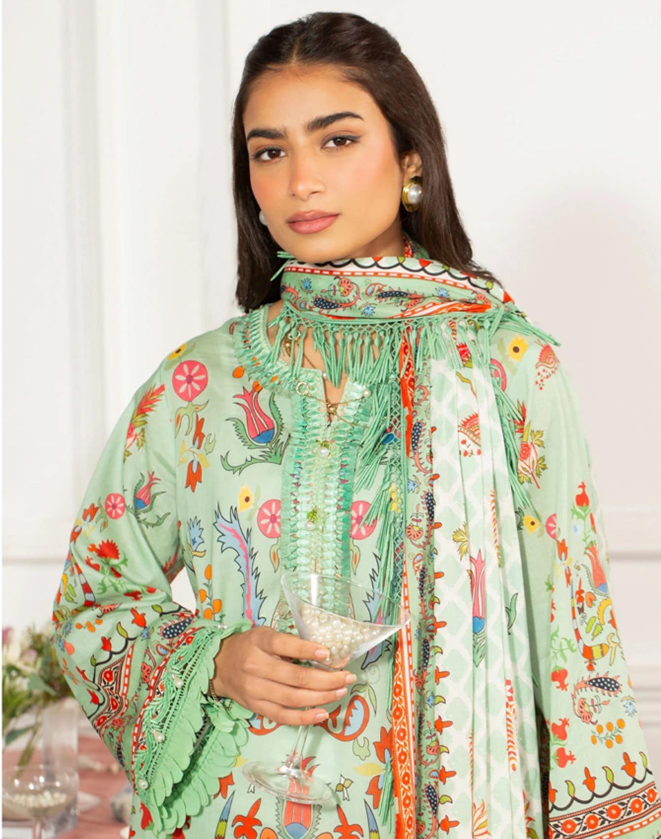 Eshaal Digital Printed Lawn Unstitched 3 Piece Suit
