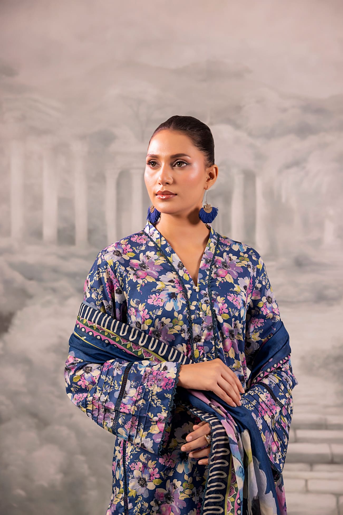 Anaisha Digital Printed Lawn Unstitched 3 Piece Suit