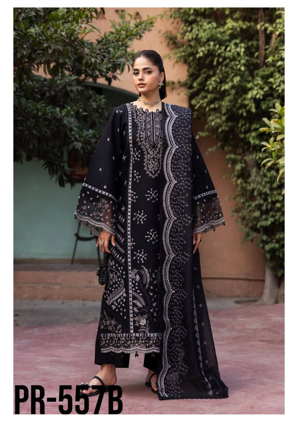 Jade Embroidered Lawn Unstitched 3 Piece Suit — Luxury Edit