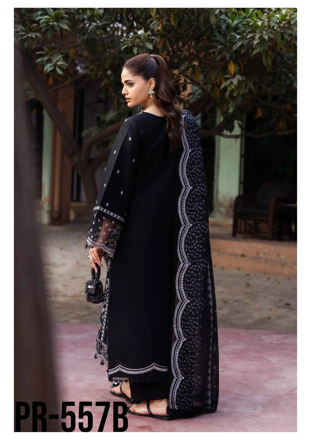 Saba Embroidered Lawn Unstitched 3 Piece Suit — Luxury Edit