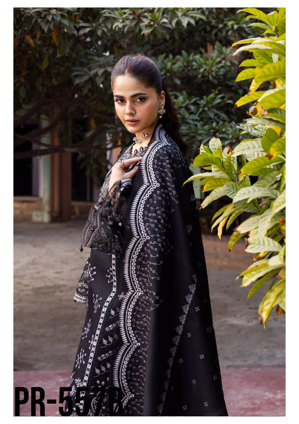 Saba Embroidered Lawn Unstitched 3 Piece Suit — Luxury Edit