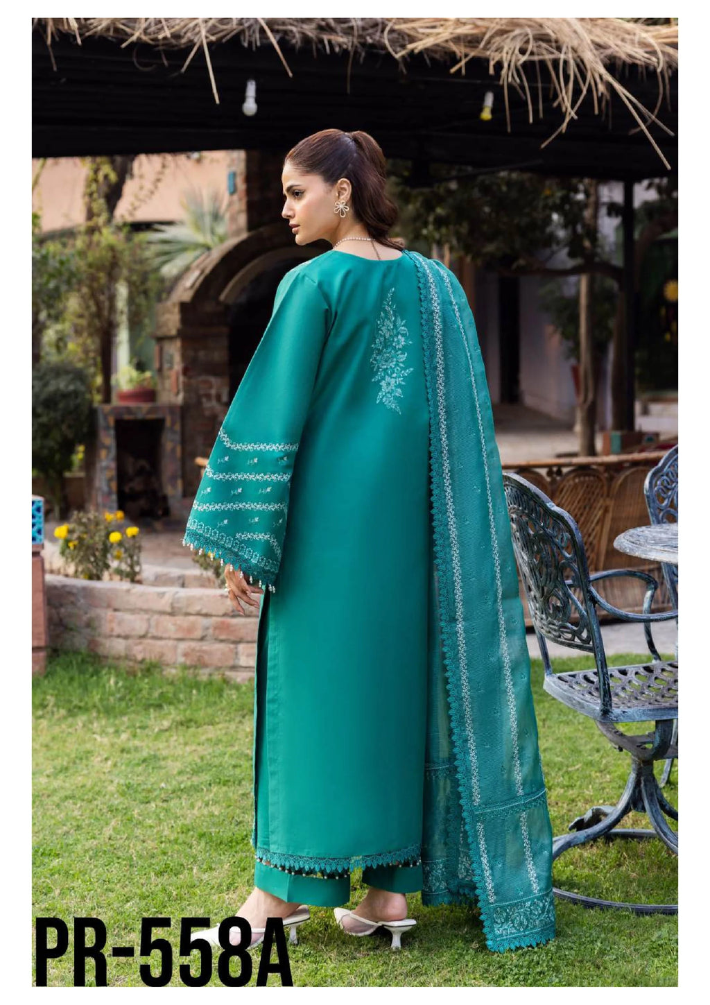 Talia Embroidered Lawn Unstitched 3 Piece Suit — Luxury Edit
