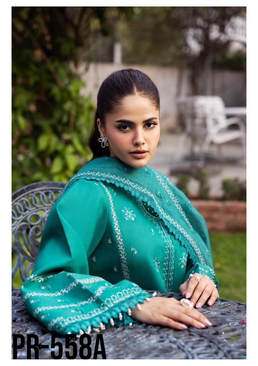 Talia Embroidered Lawn Unstitched 3 Piece Suit — Luxury Edit