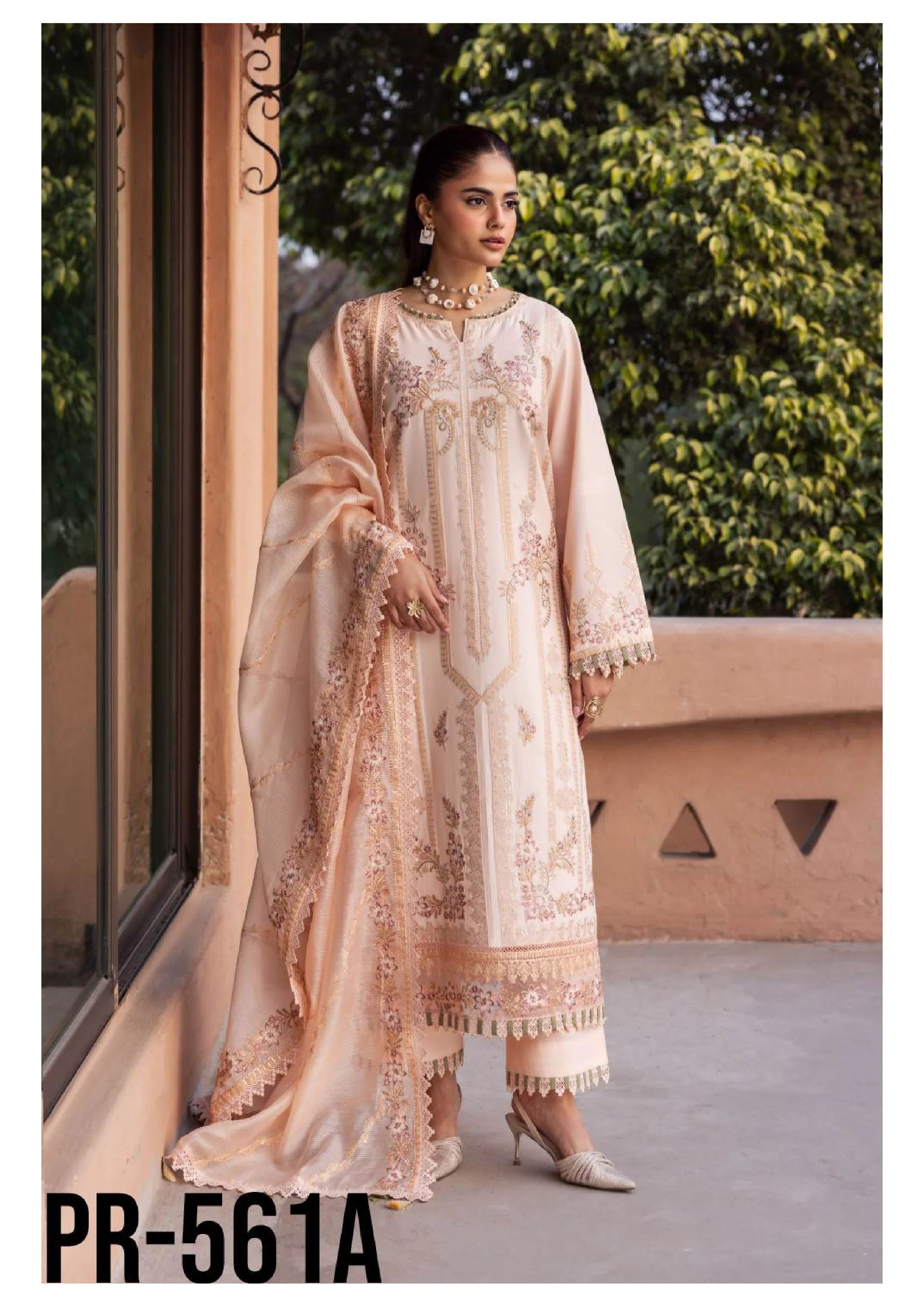 Urwa Embroidered Lawn Unstitched 3 Piece Suit — Luxury Edit
