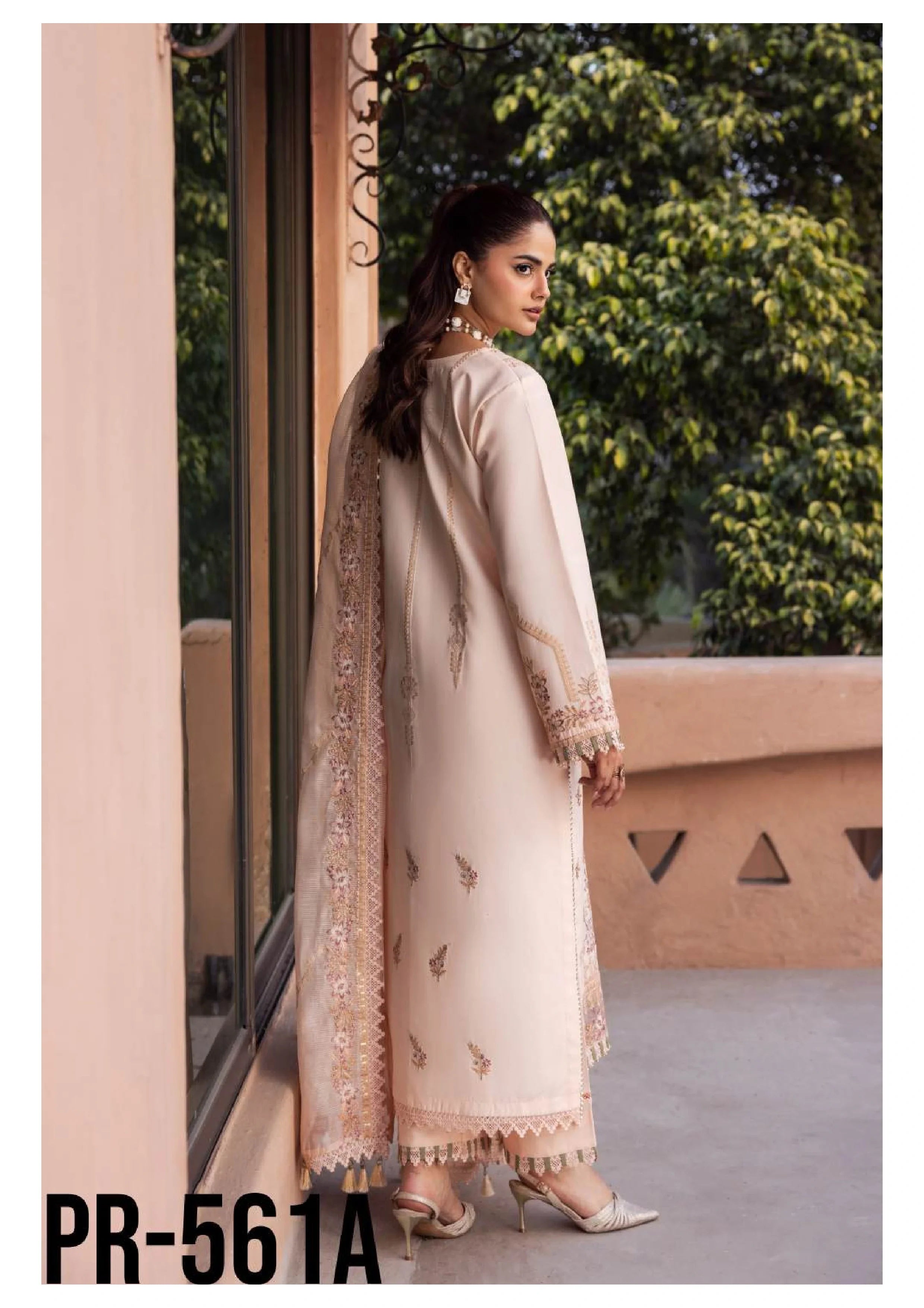Urooj Embroidered Lawn Unstitched 3 Piece Suit — Luxury Edit