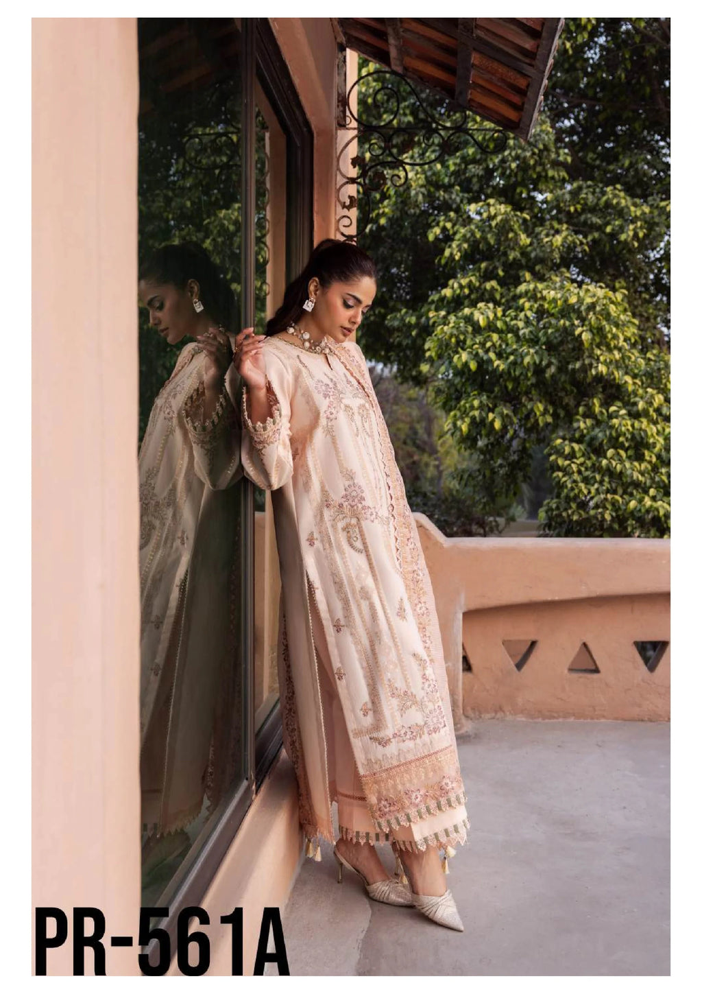 Urooj Embroidered Lawn Unstitched 3 Piece Suit — Luxury Edit
