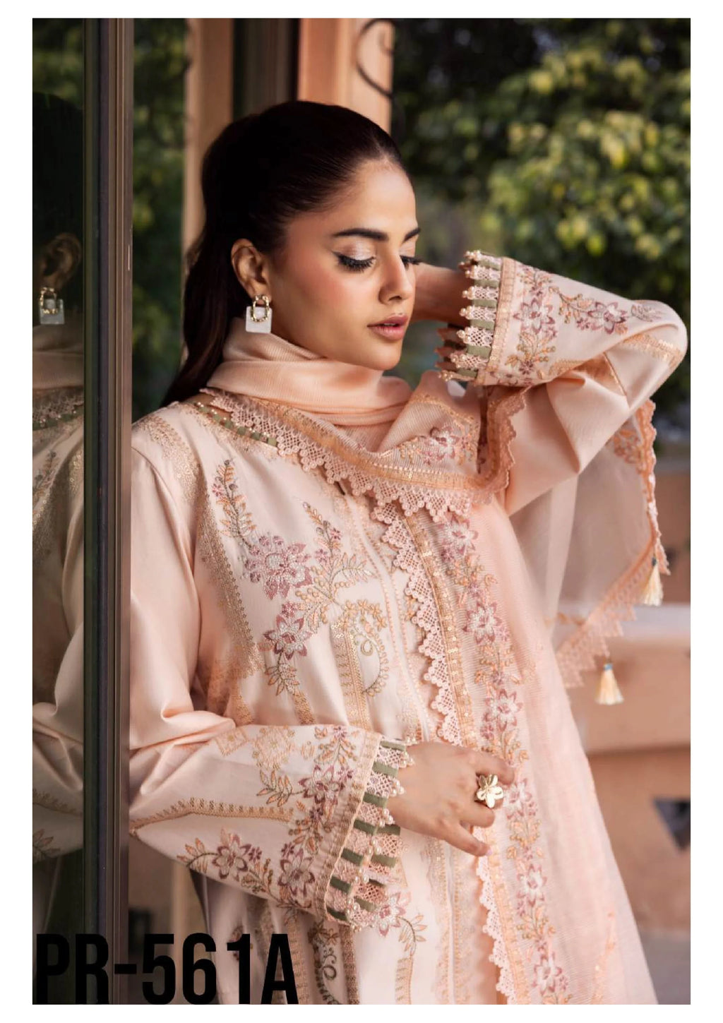 Urooj Embroidered Lawn Unstitched 3 Piece Suit — Luxury Edit