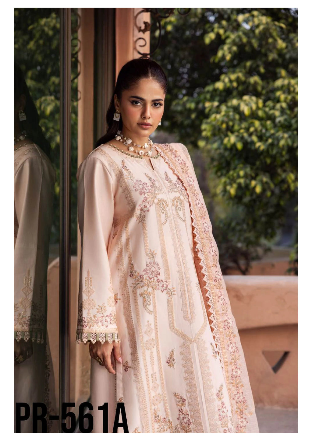 Urooj Embroidered Lawn Unstitched 3 Piece Suit — Luxury Edit
