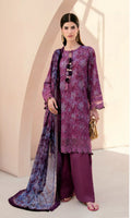 Vera Embroidered Lawn Unstitched 3 Piece Suit — Classic Edit