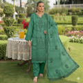 Azalea Embroidered Lawn Unstitched 3 Piece Suit — Premium Edit