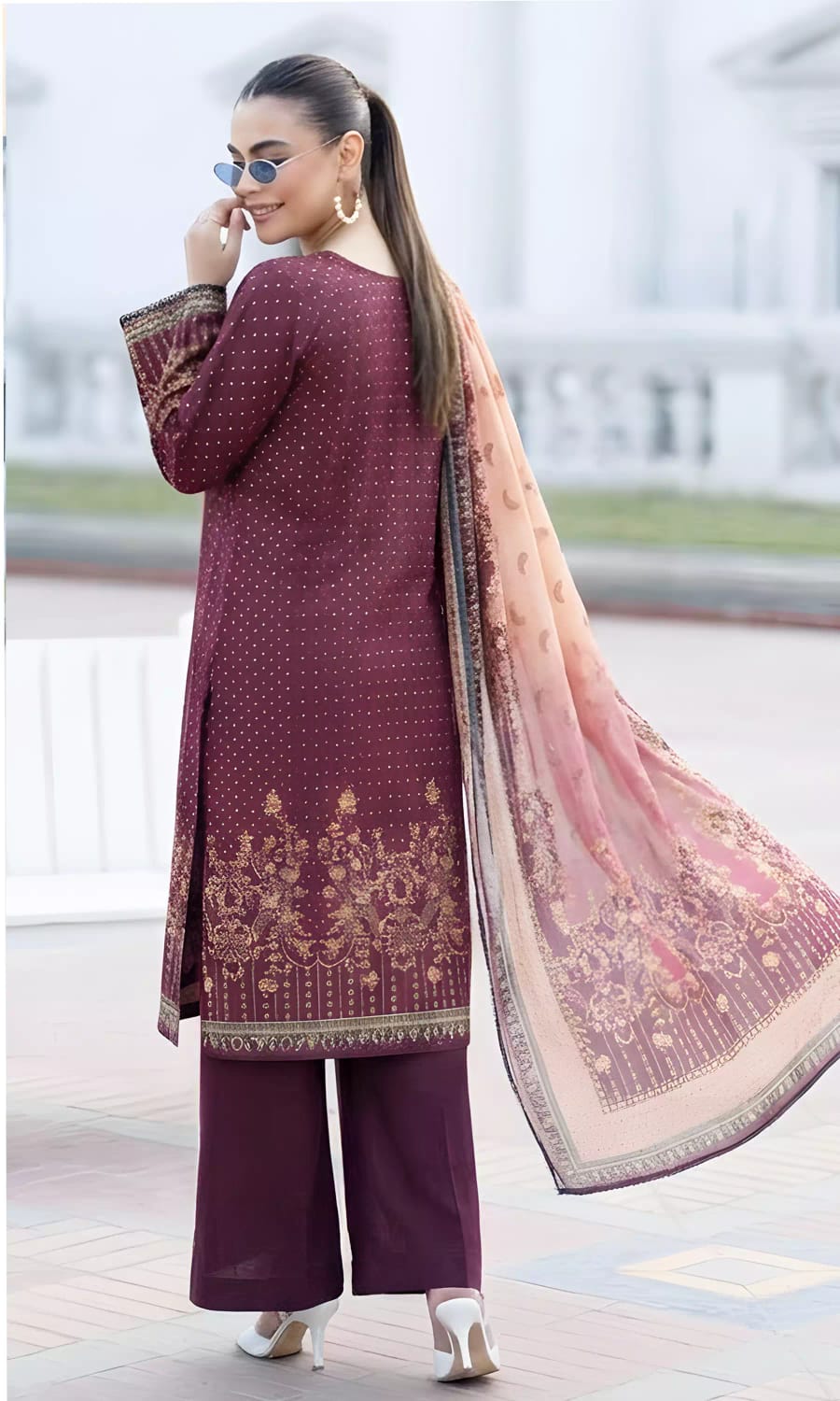 Zubia Digital Printed Lawn Unstitched 3 Piece Suit