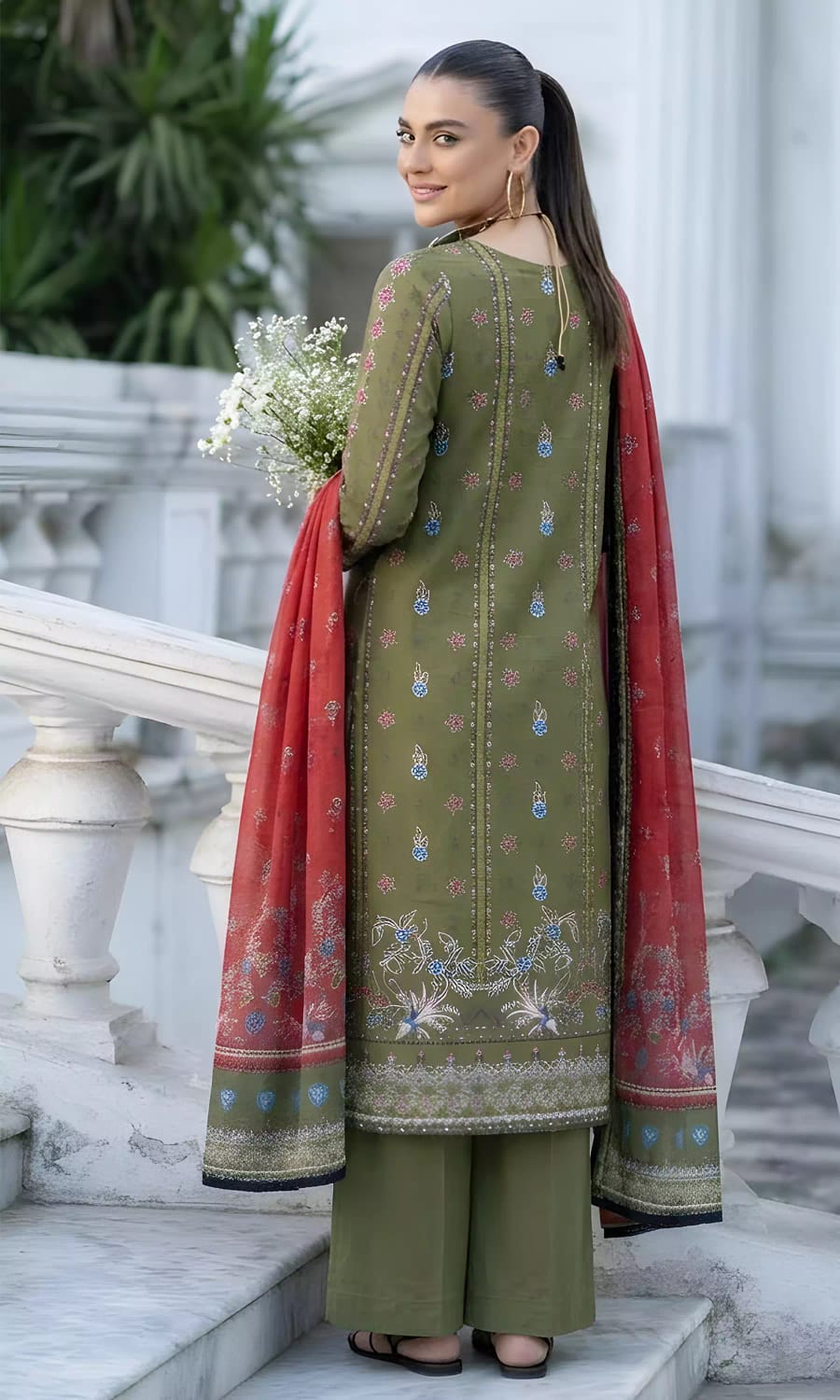Aleena Digital Printed Lawn Unstitched 3 Piece Suit