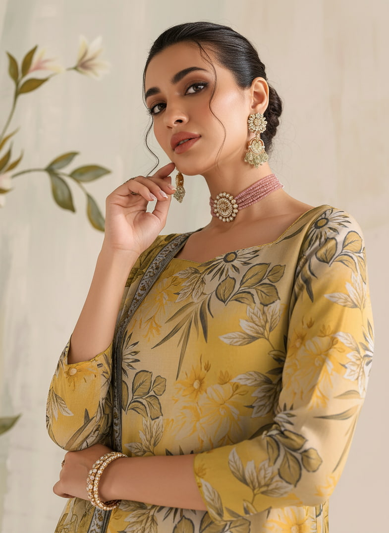 Marisol Digital Printed Lawn Unstitched 3 Piece Suit