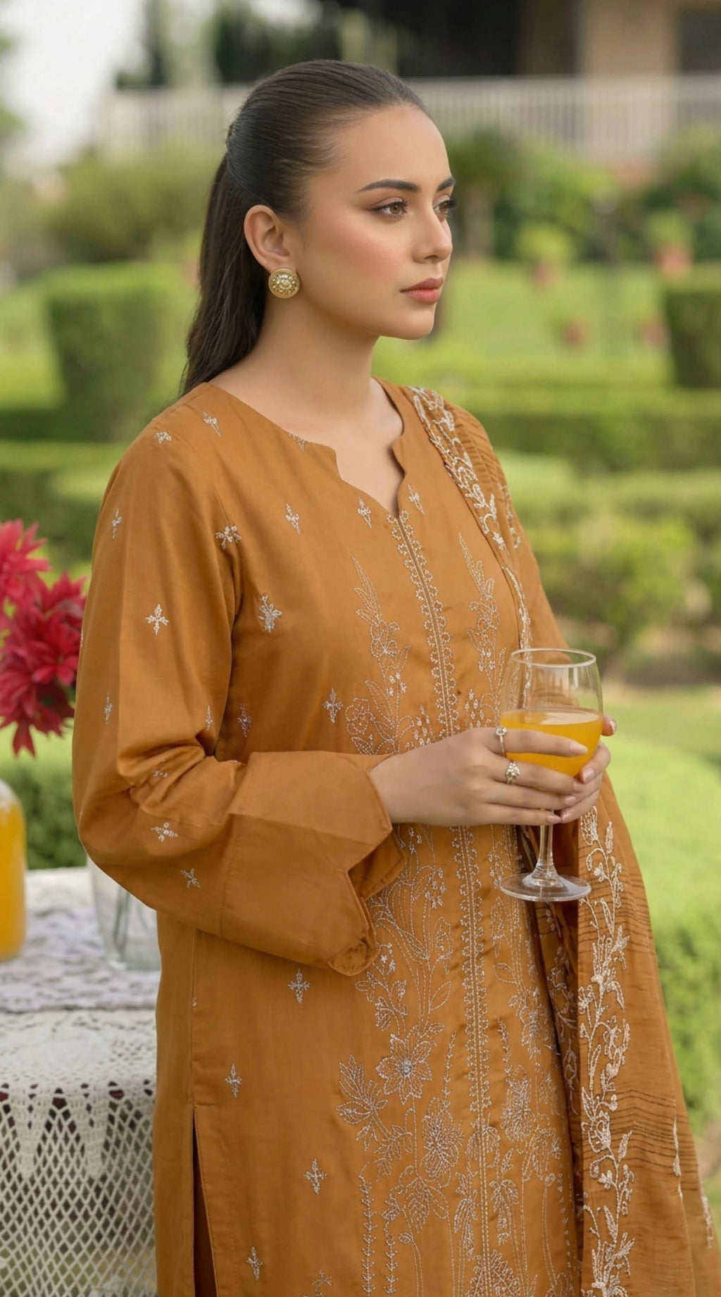 Xylia Embroidered Lawn Unstitched 3 Piece Suit — Premium Edit
