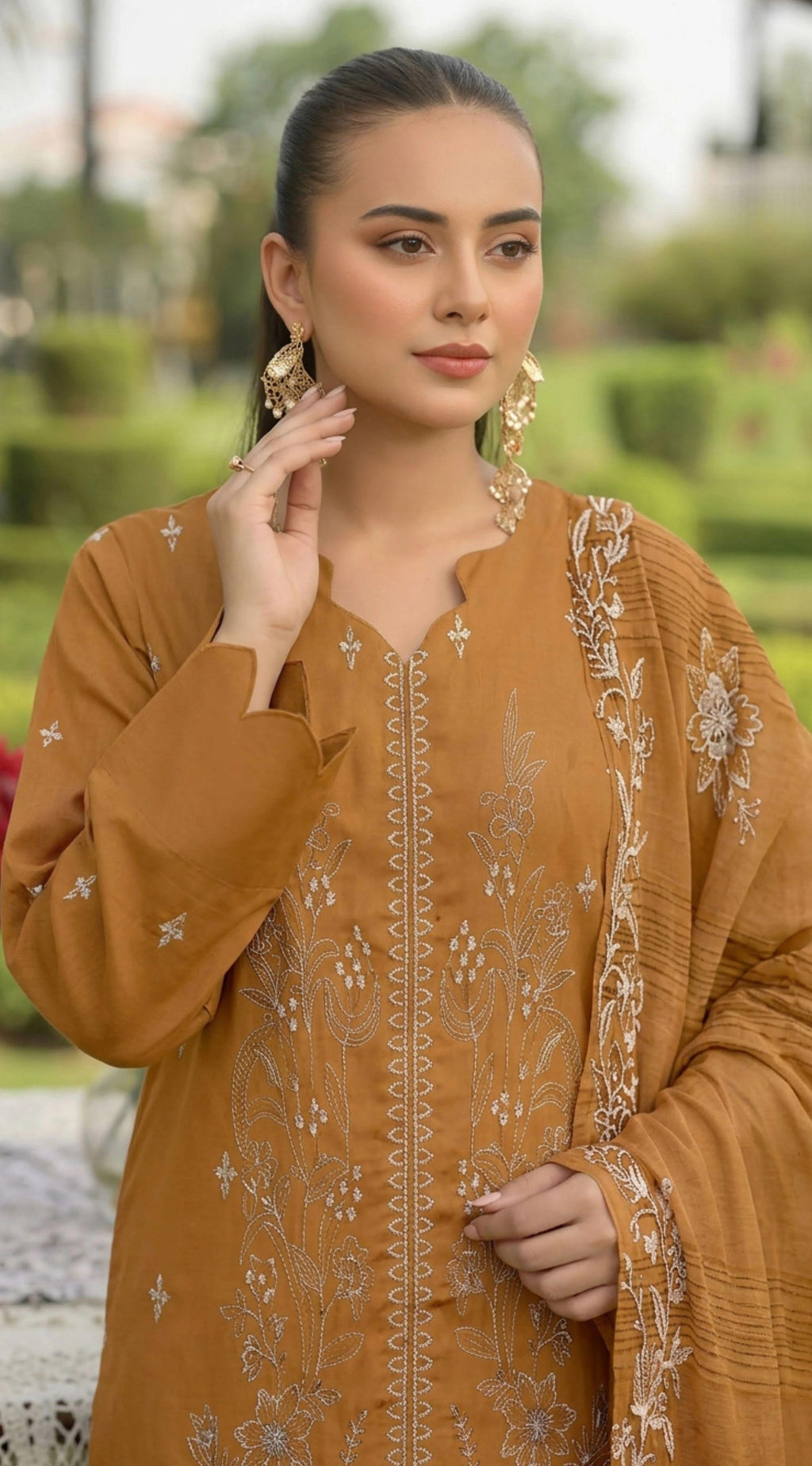 Xylia Embroidered Lawn Unstitched 3 Piece Suit — Premium Edit