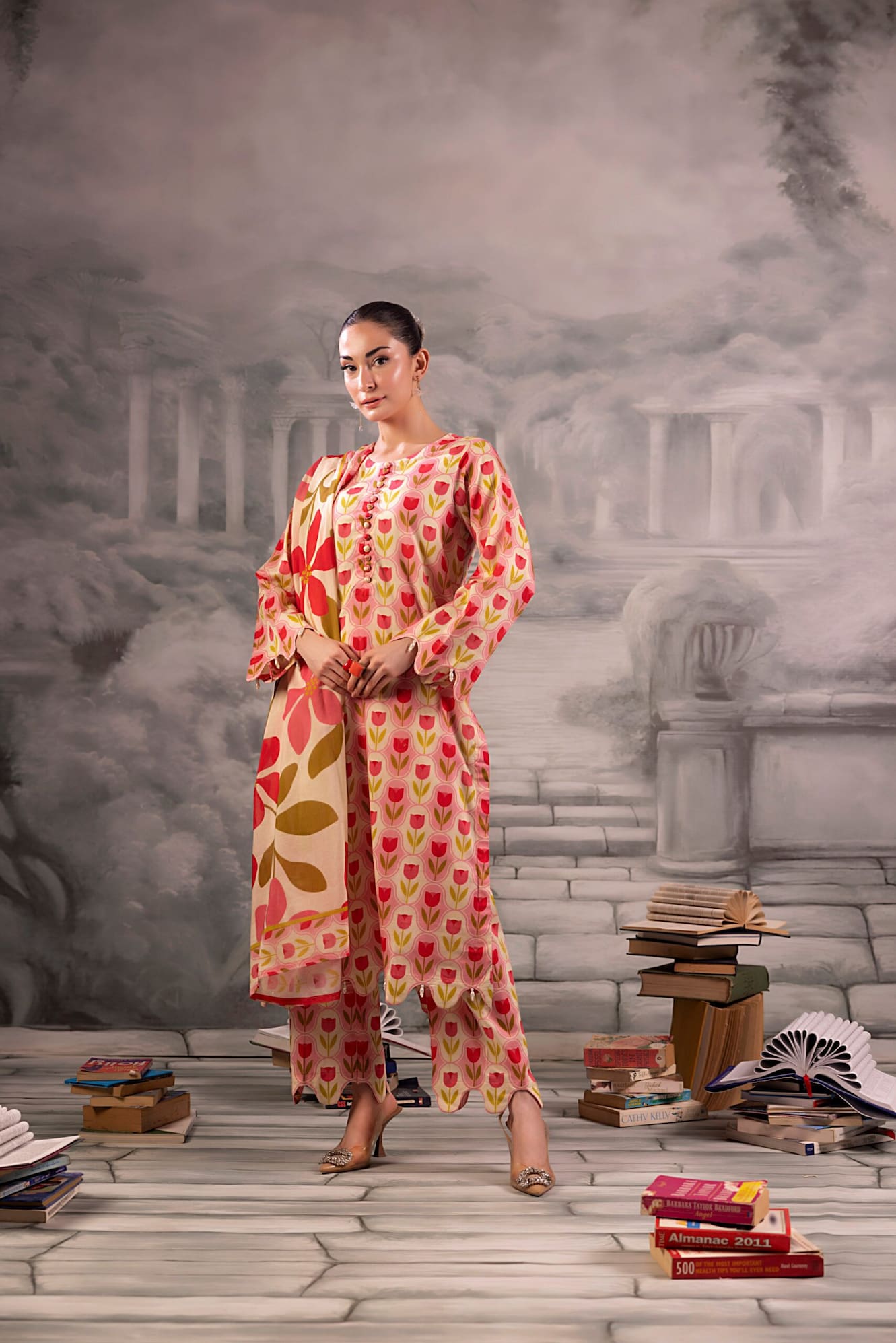 Braira Digital Printed Lawn Unstitched 3 Piece Suit