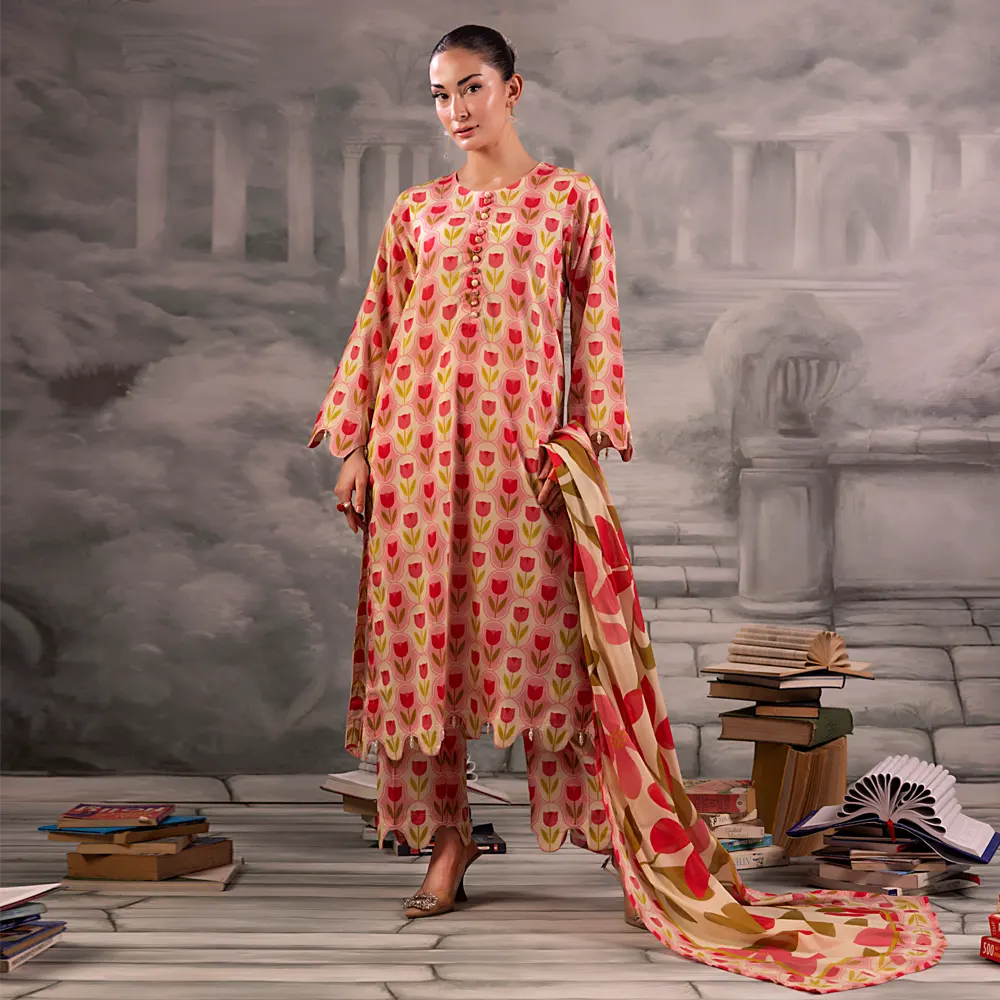 Braira Digital Printed Lawn Unstitched 3 Piece Suit