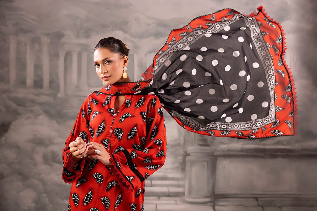 Chandni Digital Printed Lawn Unstitched 3 Piece Suit