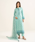Feriha Digital Printed Lawn Unstitched 3 Piece Suit