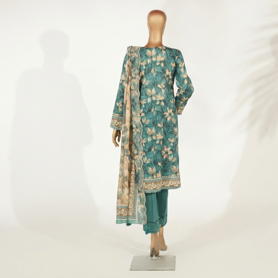 Xara Embroidered Lawn Unstitched 3 Piece Suit — Classic Edit