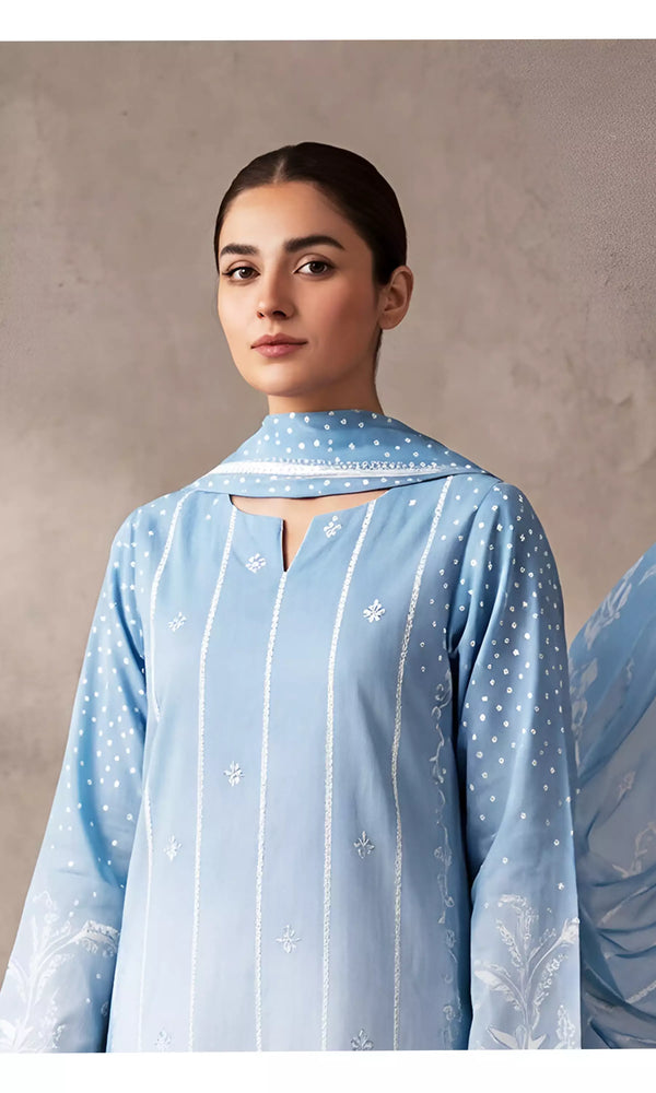 Emaan Digital Printed Lawn Unstitched 3 Piece Suit